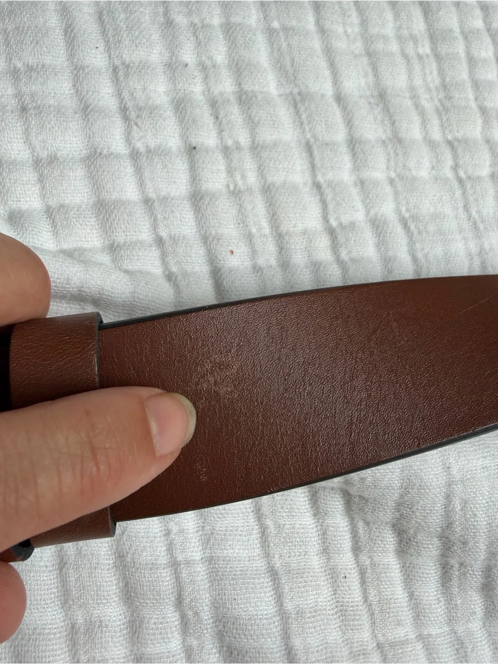 Polo Ralph Lauren Men’s Brown Leather Belt Silver Buckle Size 52 130 XL Big Tall